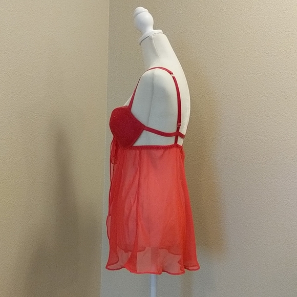 NWOT - Red - Victoria secret - pushup babydoll- DONATED - Picture 4 of 6